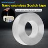 Double Sided Nano Adhesive Tape Heavy Duty Clear Reusable Tape Versatile Nano Mounting for Picture Hanging & Wall Decor