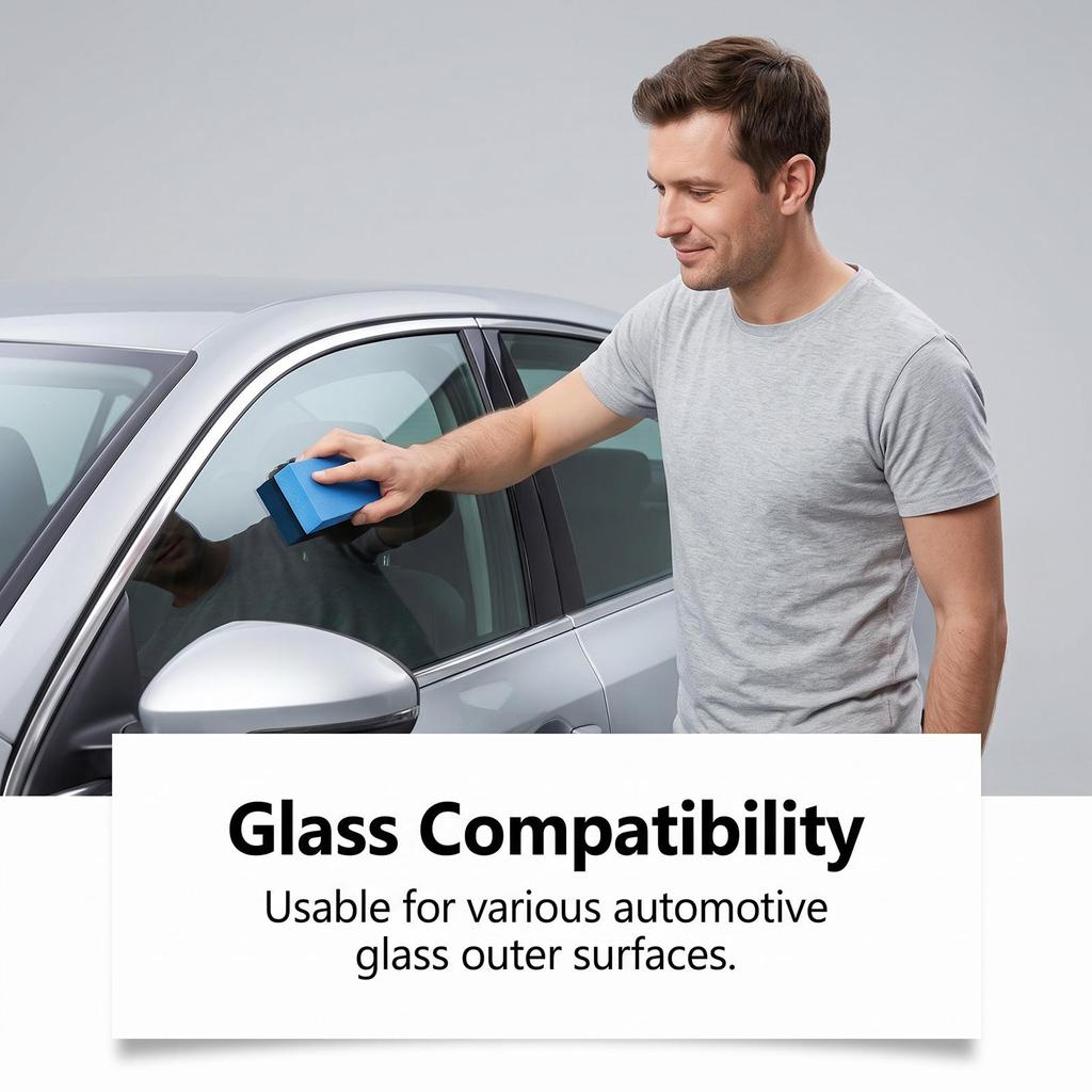 Glass Polishing Agent - Oil Film and Water Spot Cleaner for Brightening and Clarifying Glass, Suitable for Automotive DIY and Car Cleaning.