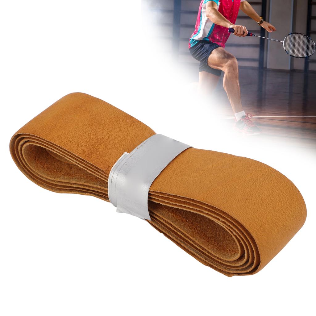 Cowhide Tennis Racquet Replacement Grips Wrapping Belt Badminton Racket Handle Tape Overgrip