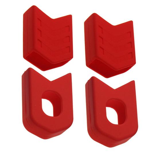 1 par sykkelveivbeskytter MTB terrengsykkel kranksetthetter Beskytter Anti-ripe Høystyrke sykkelkrankarmstøvler Beskyttelsesutstyr