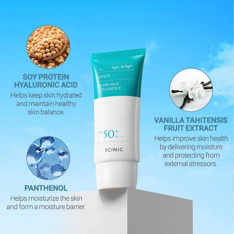 SCINIC Enjoy Super Mild Sun Essence 50ml SPF50+ PA++++