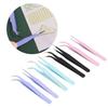 8pcs Protective Cover Accuracy Tweezer Stainless Steel Precision Tweezers Set  Electronics