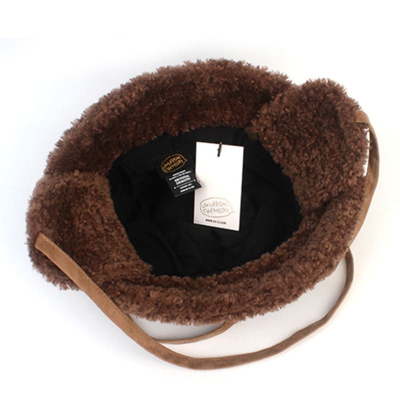 Universeller Chemie Baby Fell Braun Ohrklappen Eimerhut