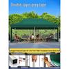 3x6M Automatic Pop-Up Stall Tent with 3-Side Enclosure