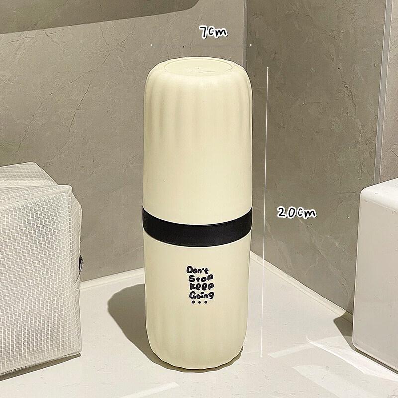 LIEI Portable Travel Toothbrush & Rinse Cup Set