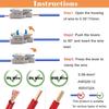 10PCS SPL2/3 Connector Wiring Terminal Quick PCT Lamp Wire Connector Parallel Wire Junction Box 2 In Multiple Out Splitter