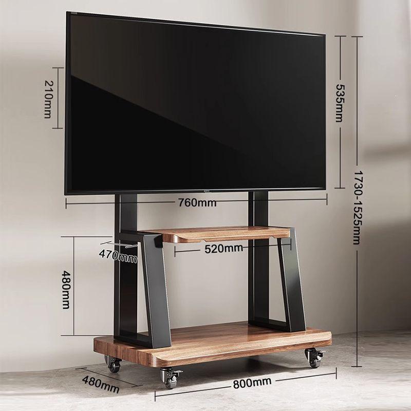 Floor-Standing TV Stand with Wheels for 55-120 Inch Screens