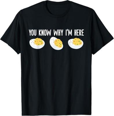 Lustige Teufelseier Du weißt, warum ich hier bin T-Shirt