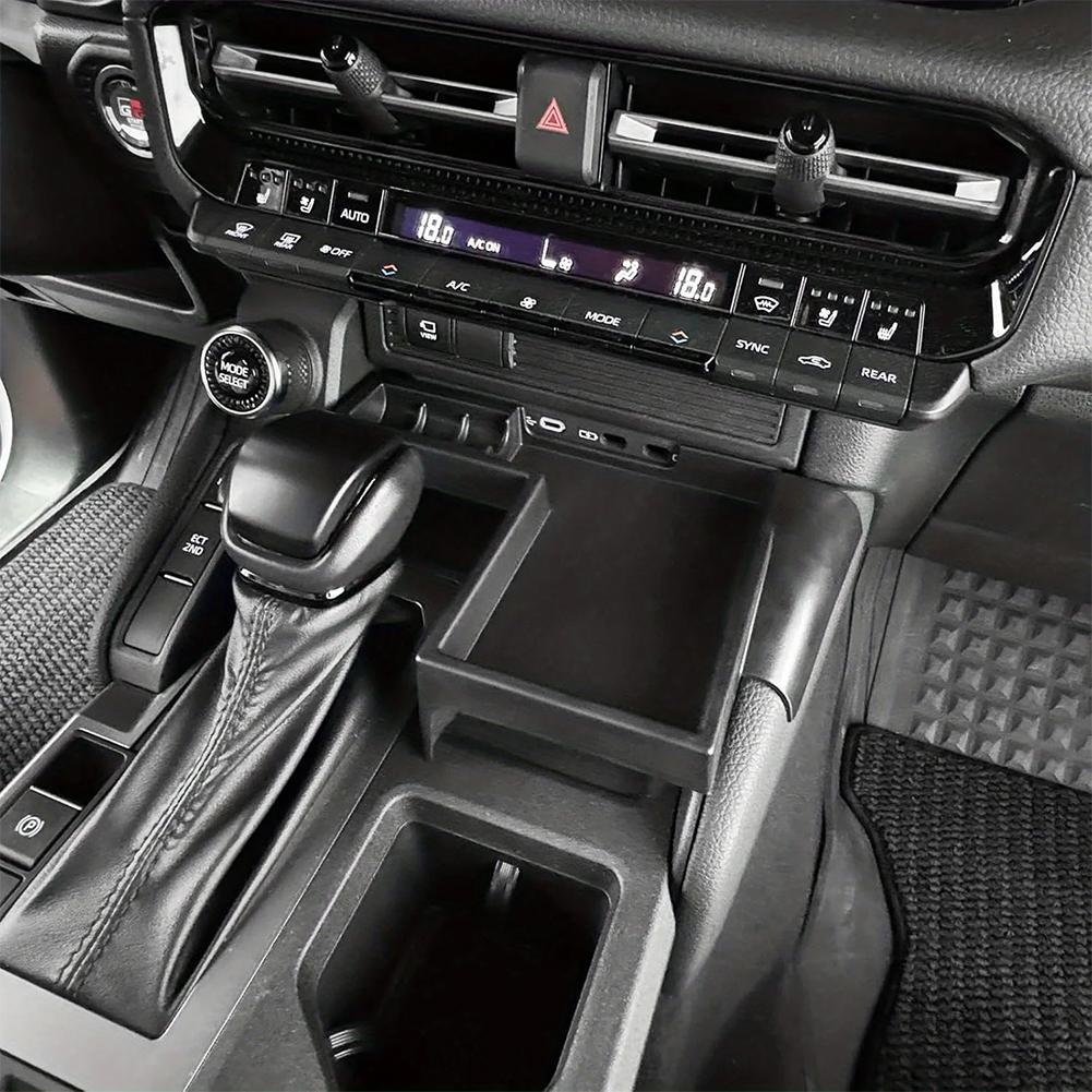 Center Console Organizer Tray for Toyota Prado LC250 Upper Layer Storage Box Dashboard Insert for Small Items & Phone Holder