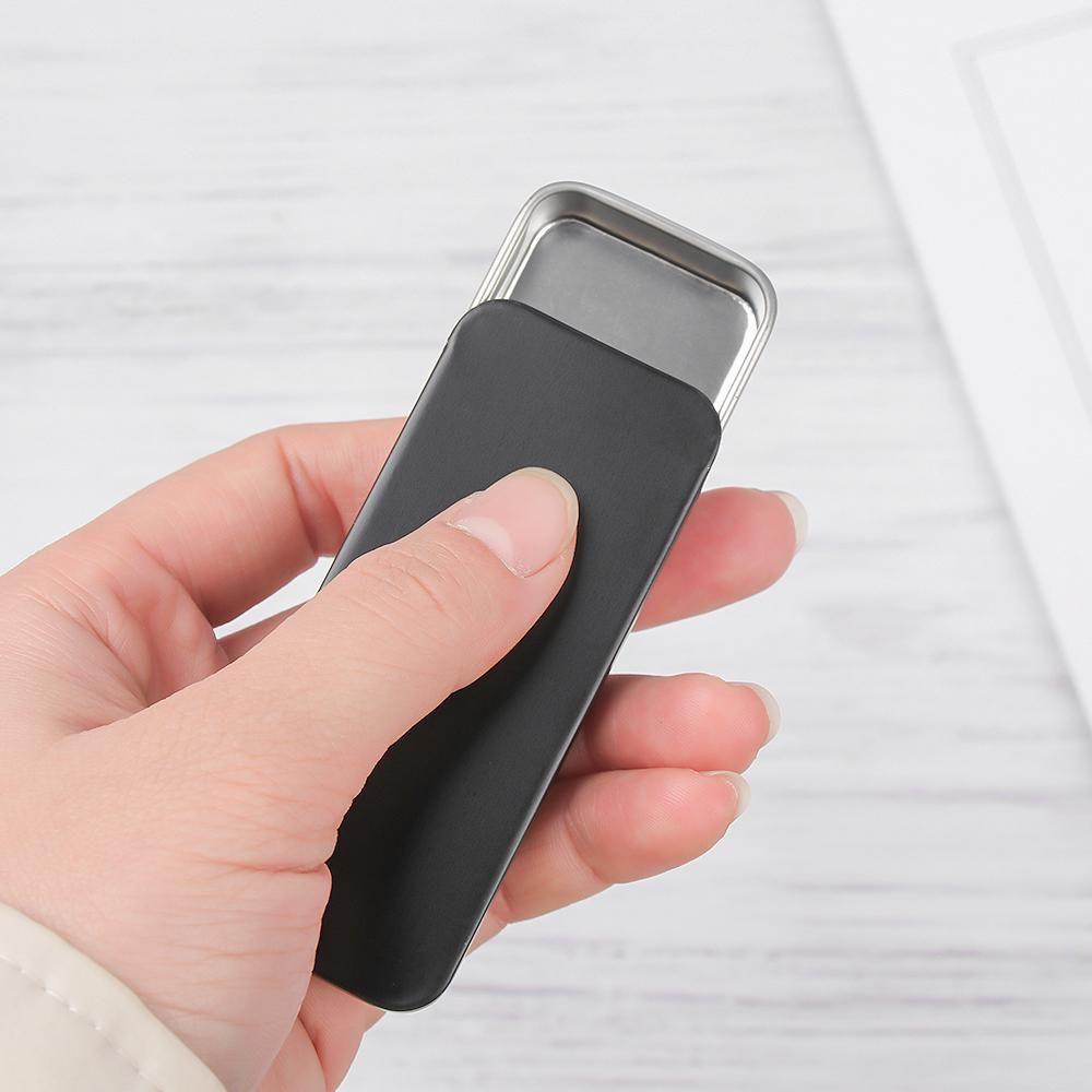 Multi Size Mini Iron Box Slide Rectangular Empty Tins Storage Box Pill Cases Portable Tin Boxes Container Cosmetic Organizer