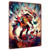 Abstract Flame Monster Metal Iron Painting Living Room Bedroom Wall Decor Home Art Hanging Ornament