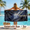 Custom Text Beach Towel, Soft Absorbent Swimming Multi-use TowelFC Zürich