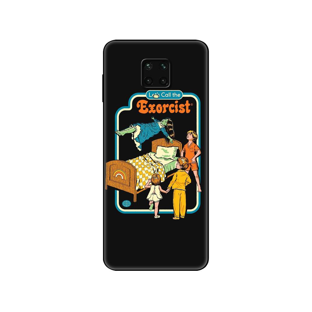 

Черный чехол из ТПУ для Xiaomi Redmi 7A 8 8A 9 9A 9C Чехол Redmi Note 8T 8 Pro T Note 9 9S 9 Pro Забавный Хэллоуин, давайте вызовем демонов Redmi Note 9 Pro