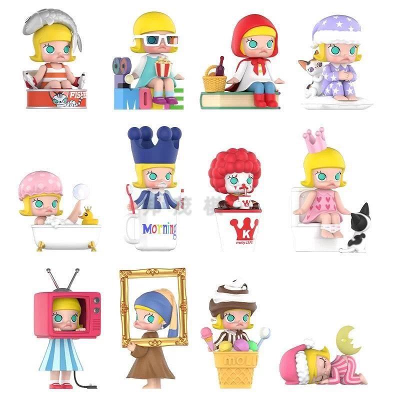 Molly Mein Kindheit Blind Box Figur Spielzeugauto Ornament Souvenir