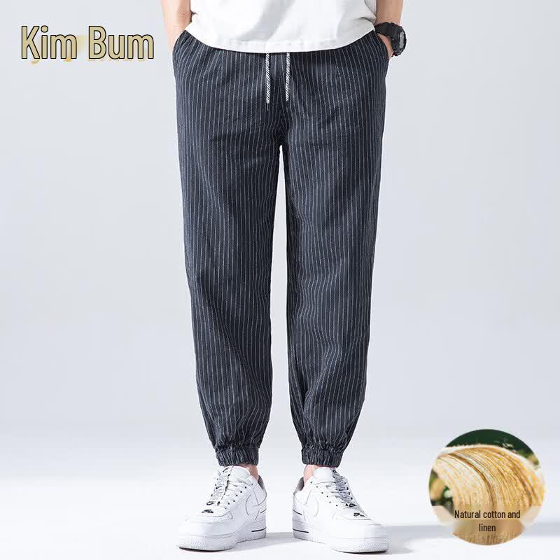 Men s Summer Cotton Linen Casual Collection XL