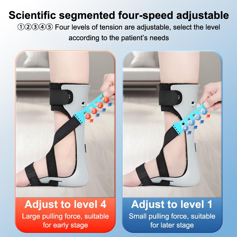 Foot Drop Orthotics Ankle Orthosis Adjustable Elasticity Valgus Orthotics Stroke Hemiplegia Rehabilitation Shoes Foot Supports