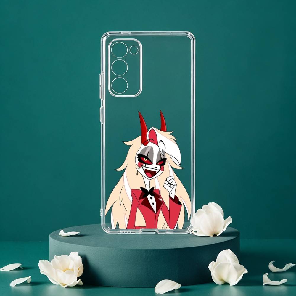 Charlie Morningstar H-Hazbin H-Hotel Phone Case For Samsung Galaxy S24 S25 S23 S22 S21 Plus S24 S25 Transparent Cover Case