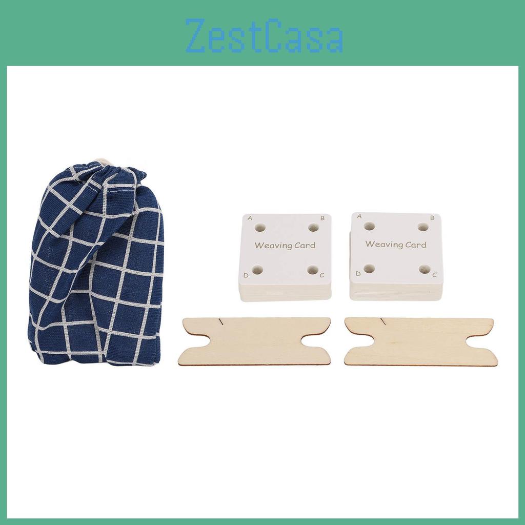 Smoothness Tablet Convenient Weaving Card Flexible Safe Sturdy Durable Paper Loom Card For Craft