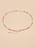 Go2boho Boho Beaded Necklaces For Women Rainbow Colorful Summer Bohemian Mixed Bead Crystal Necklaces Choker Beach Jewelry