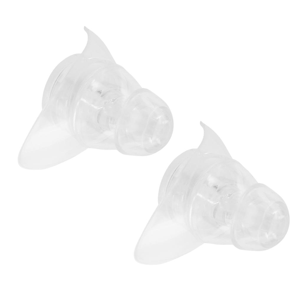 High Fidelity 27dB Anti Noise Earplugs Concert Music Festival Hearing Protection (Clear)