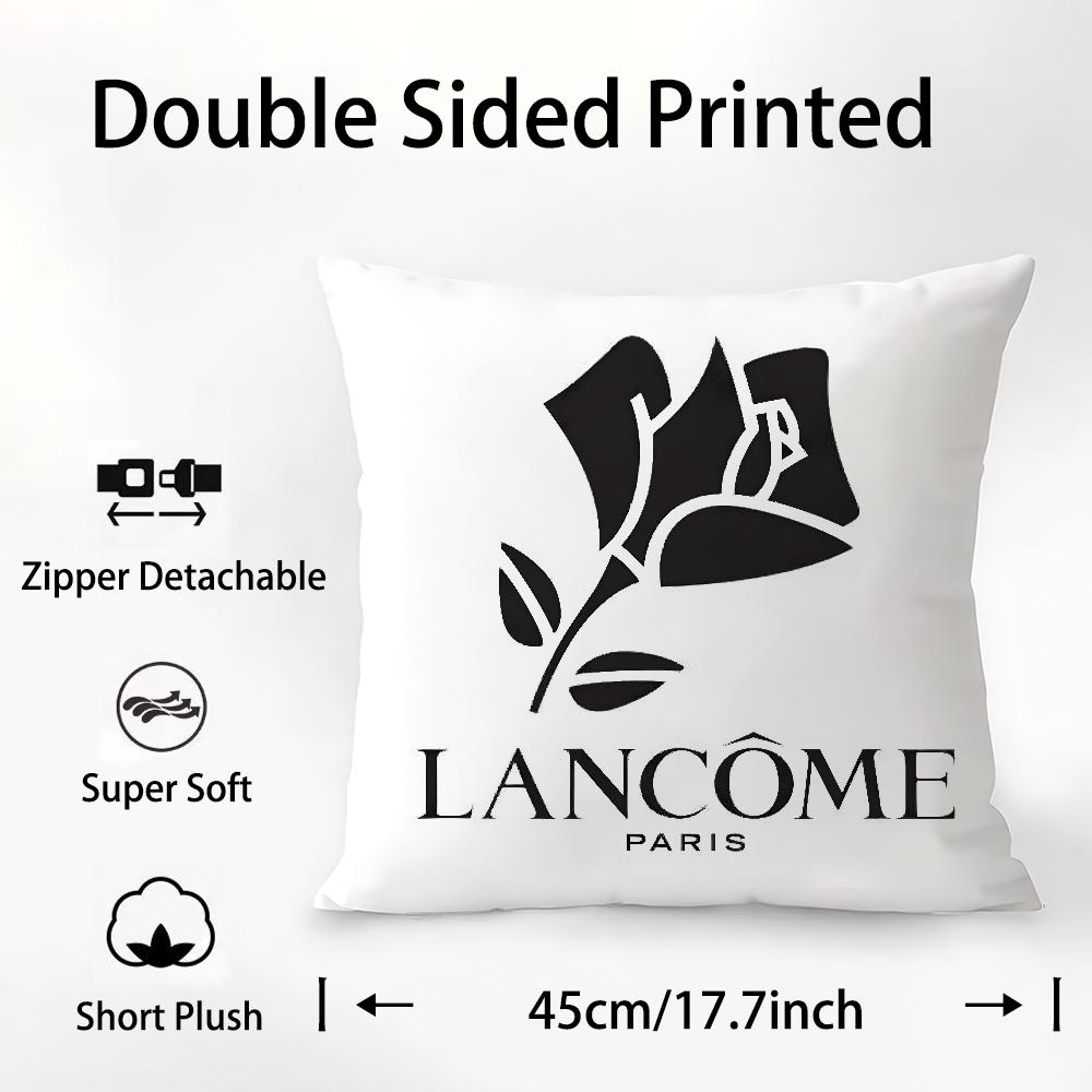 

Модный узор L-L-LancomeS Наволочка Плюшевая ткань Мягкий Двусторонняя печать Чехол на подушку для дивана Наволочки для декоративных подушек 12x12Inch