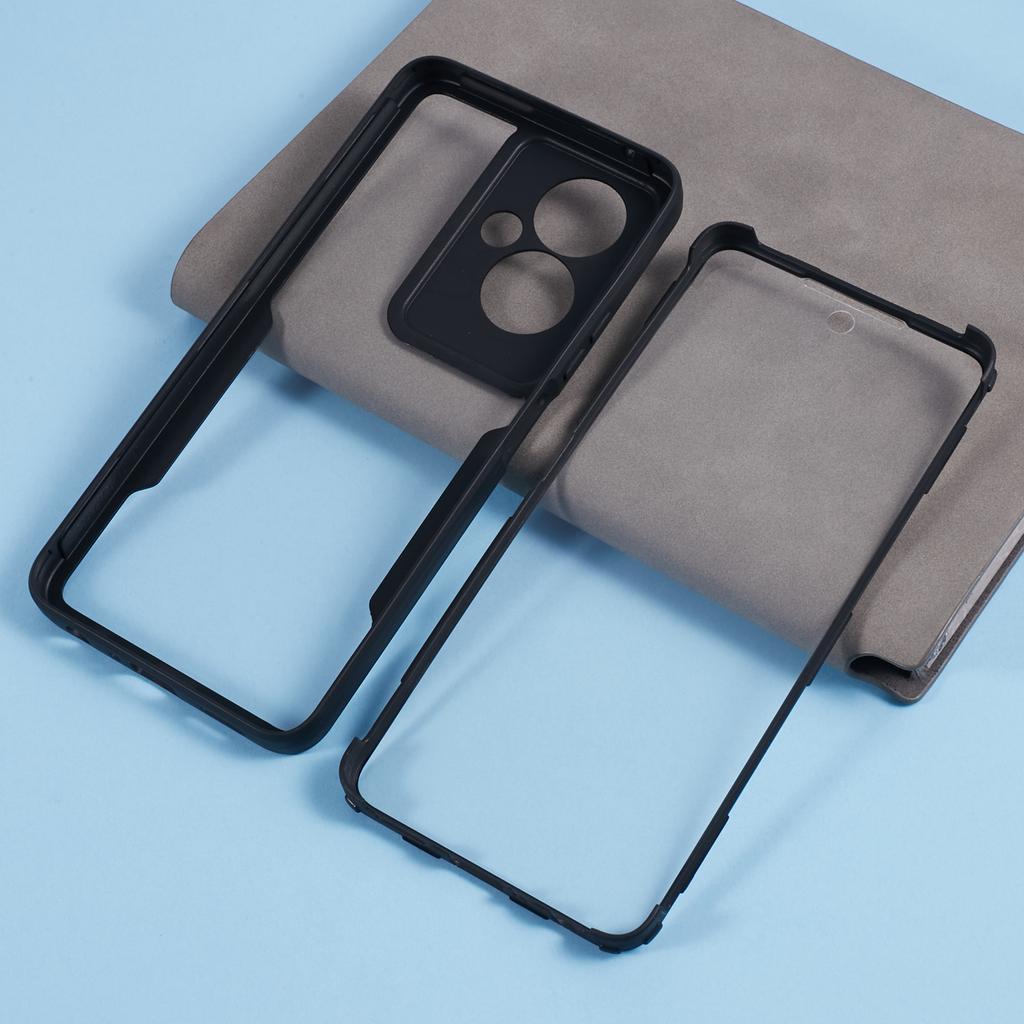 For Oppo A2 5G/A79 5G Case Acrylic+TPU Full Body Shockproof Phone Cover with PET Screen Protector