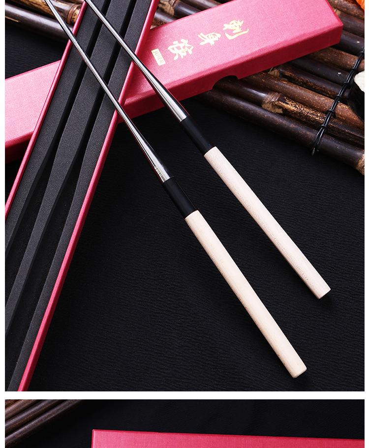 Sashimi Steel Tip Chopsticks: Perfect for Sushi & Takoyaki