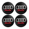 4Pcs 56mm Car Wheel Center Hub Cap Badge Logo Emblem Decal Wheel Sticker For 2c A3 A4 A5 A6 Q3 Q5 Q7 TTf1