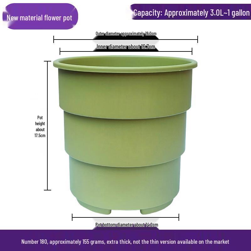 FenggeTu Root Control Resin Flower Pot