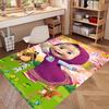 Masha and The Bear Print Rug, Washable Floor Carpet, For Entryway Dorm Laundry Room Office Study, Home Decor Birthday Christmas Gift