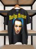 Vintage 90s Marilyn Manson Rock Band Black T-shirt Sz L