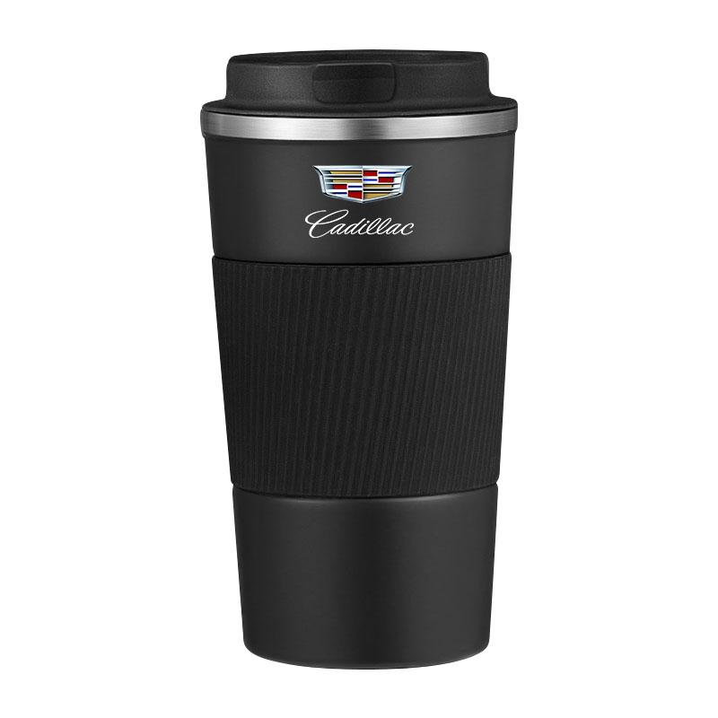 Stainless Steel Coffee Thermos Mug Vacuum Flask Travel Thermal Cup For Cadillac XT5 XTS CTS BLS SLS DTS SRX Escalade Tiburon Deville