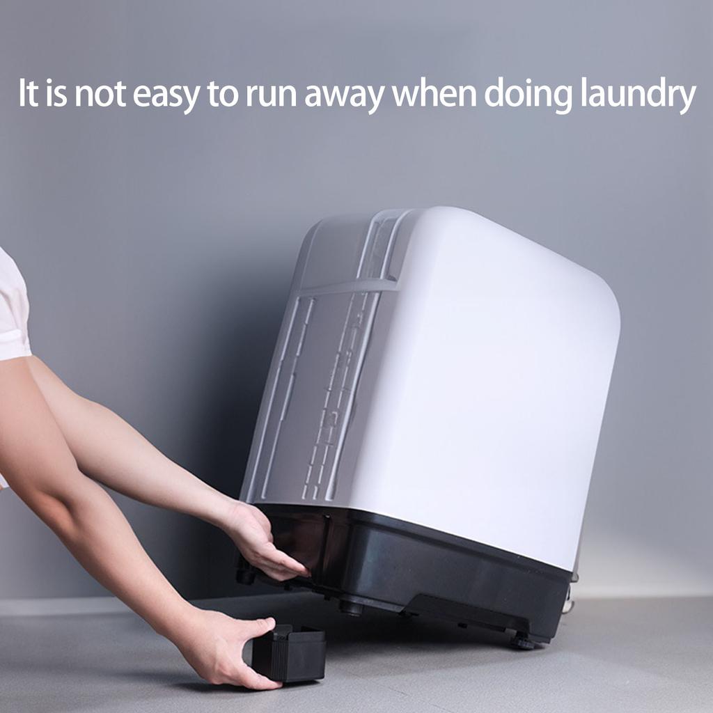 4Pcs Heightening Pad for Washing Machine Base Damper Washing Machine Mat Nonslip Mat Stackable Washing Machine Protector