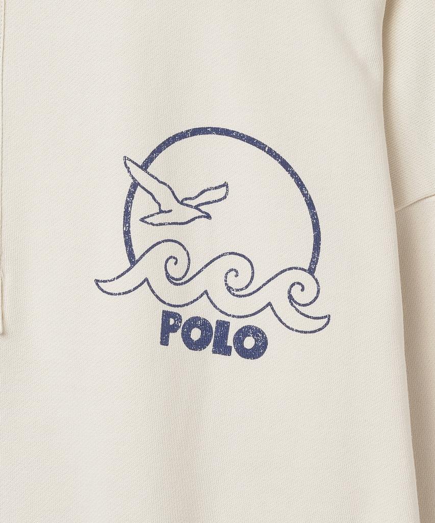 POLO RALPH LAUREN W Logo French Terry Pullover - Natural