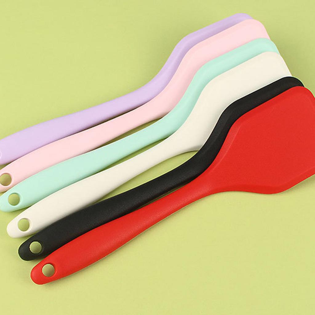 Pack of 2 Durable Silicone Cooking Tool High Temperatures Resistant Spatula Easy To Clean Essential Kitchens Utensils