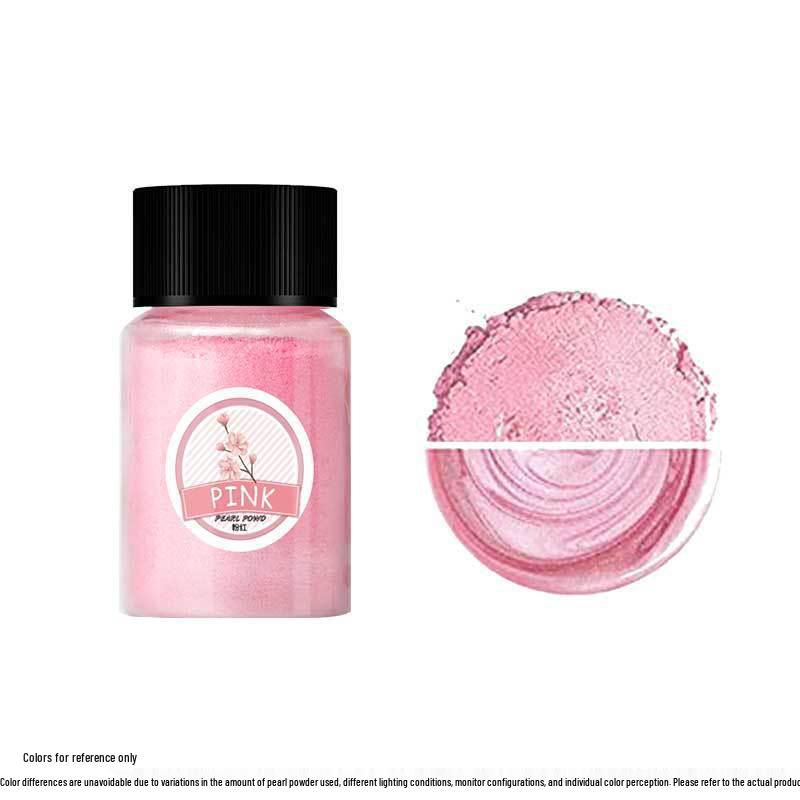 Mermaid Slime & Epoxy Mica Powder - 30 Colors Pearlescent Crystal Clay in Large Bottle