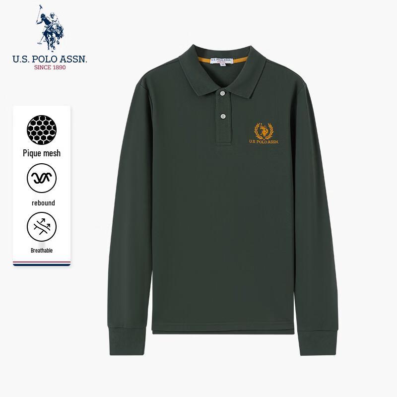 U.S. Polo Assn. Herren Langarm Poloshirt