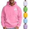 Men’s Pullover Hoodie with Tree Print Classic Fit Long Sleeve Hooded Sweatshirt Pocket Drawstring
