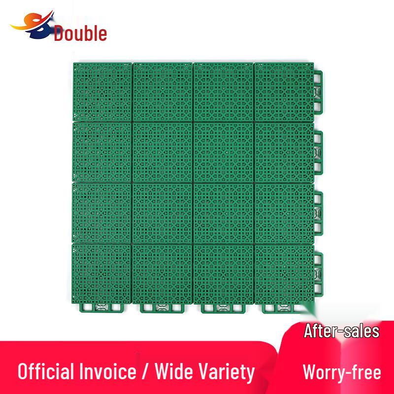 

Outdoor Movable Basketball Hoop with Suspended Court Flooring Kit