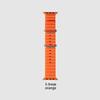 Apple iWatch Compatible Dual-Color Silicone Sport Strap with Double Buckle