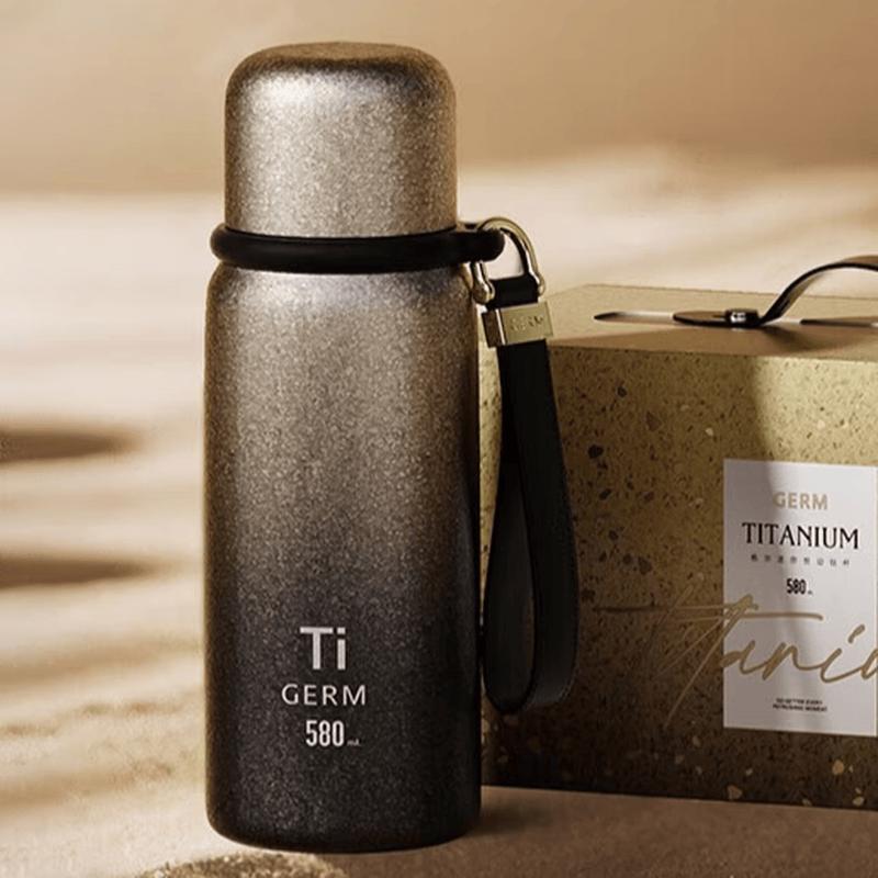 Germ Mini Titanium Insulated Bottle with Temperature Display