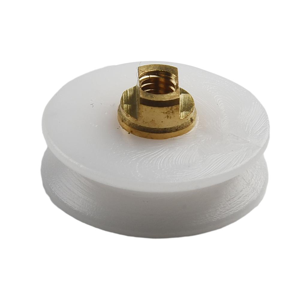8 Stück Ersatz-Duschkabinenrollen Rillung 22,5 mm Durchmesser für Glasstärke 3 mm 4 mm 5 mm 6 mm Nylon Messing Kugellager-Typ