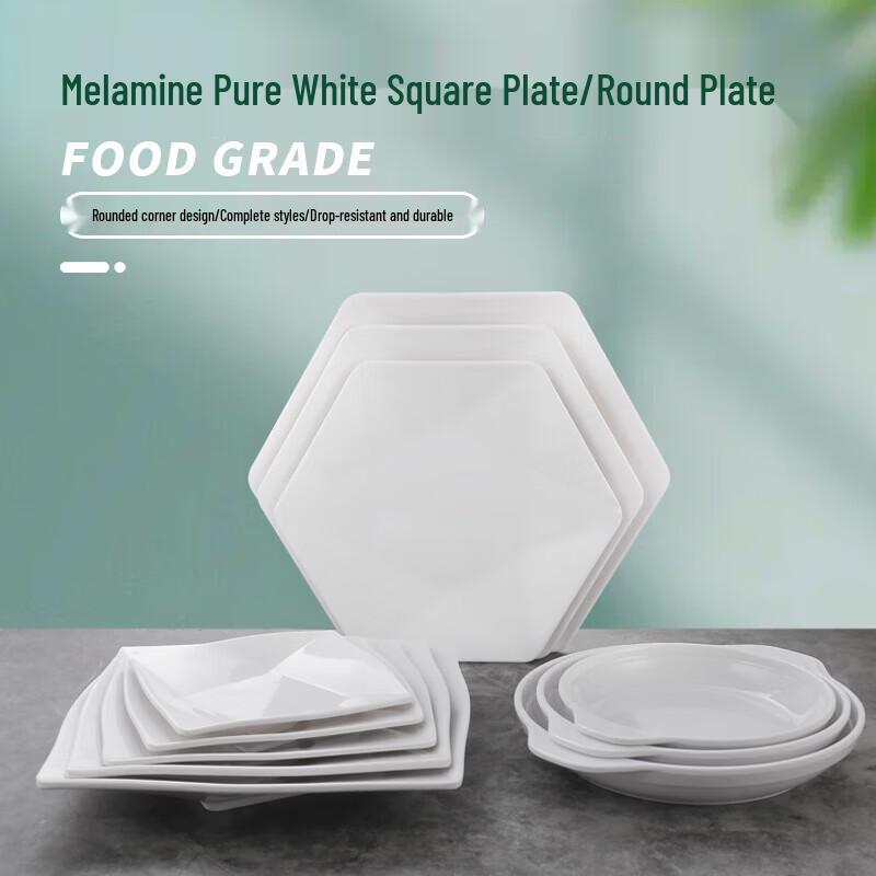 Rectangular Melamine Dinner Plates