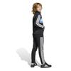 Adidas Tiberio Trainingsanzug Set Kinder (KQG66) - Oberteil Schwarz/Leuchtblau/Blau Fusion/Weiß, Unterteil Schwarz/Weiß (KB7327)