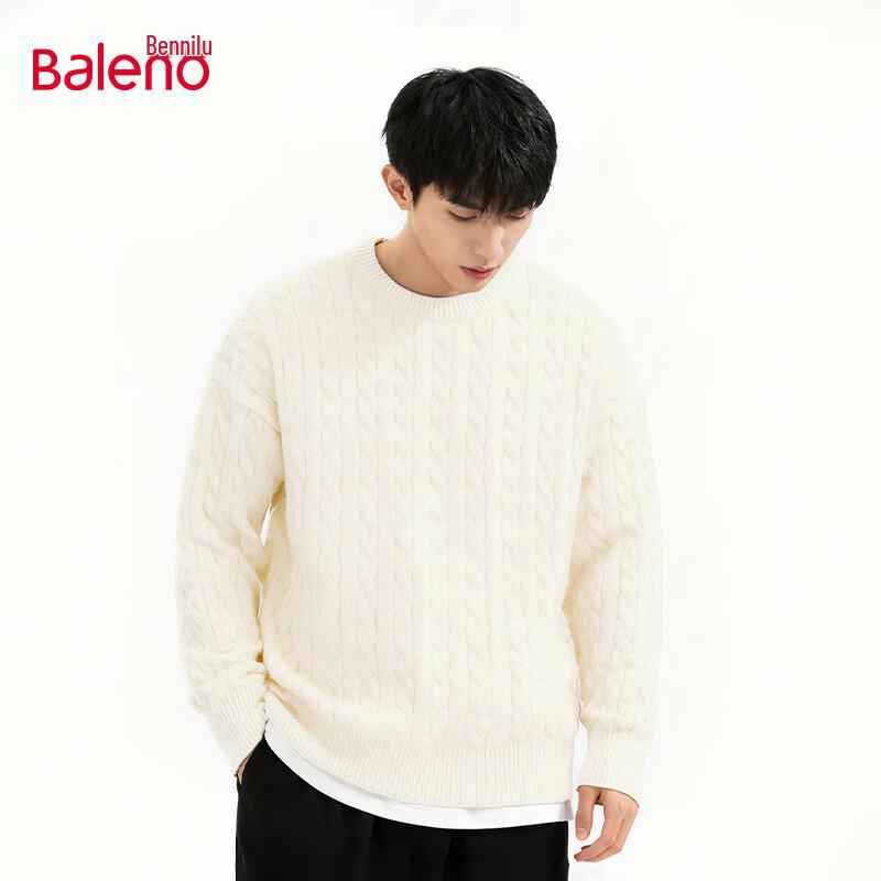 Baleno Herren Rundhals Strickpullover