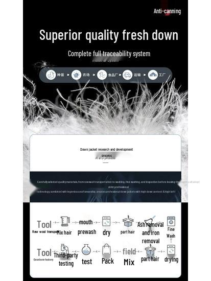 Sibaishe Women's Hooded Oversized 90% Down Jacket