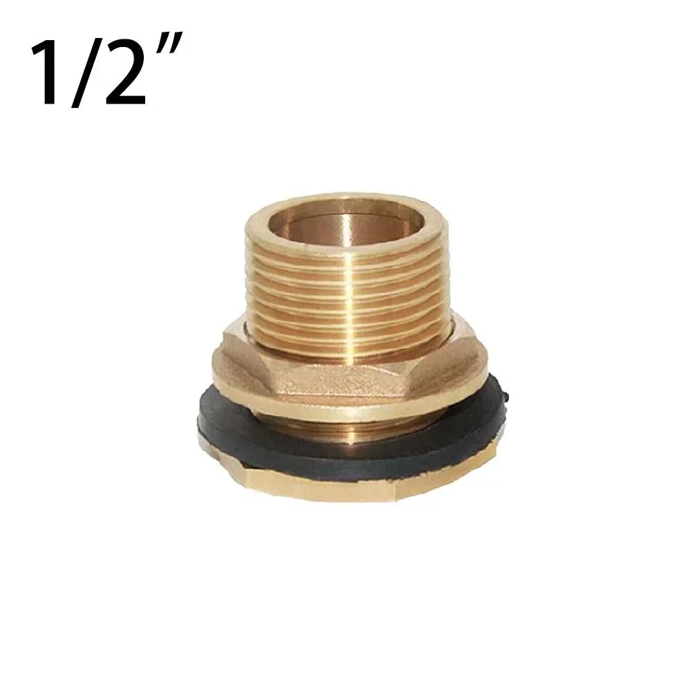 Heavy-Duty Click-Lock Brass Tap Connector - Perfect for Water Butts, Rain Barrels & Water Storage Tanks, Essential Watering Equi