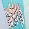 10 pz 0.38mm Penne Gel Impugnatura Comoda Portatile Inchiostro Uniforme Creativo Scrittura Liscia Multicolor Design Della Mucca Firma Penne Forniture Per Ufficio