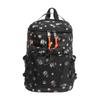 Cute Cartoon Print Nylon Backpack for Women Casual Daypack Travel School Bag with Multi Pockets