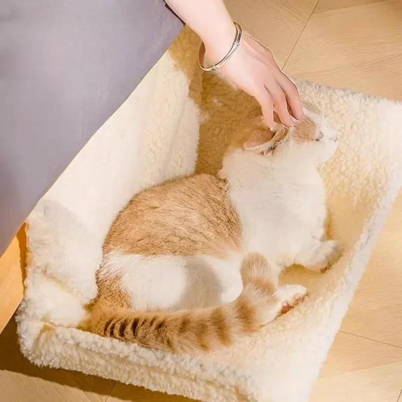 Cat Bed Pet Beds for Radiator Bench Kitten Pet Supplies New Product Hanging Cat Hammock Washable Winter Warm Cat Supplies